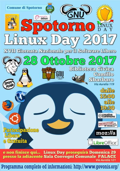 Locandina LinuxDay 2017