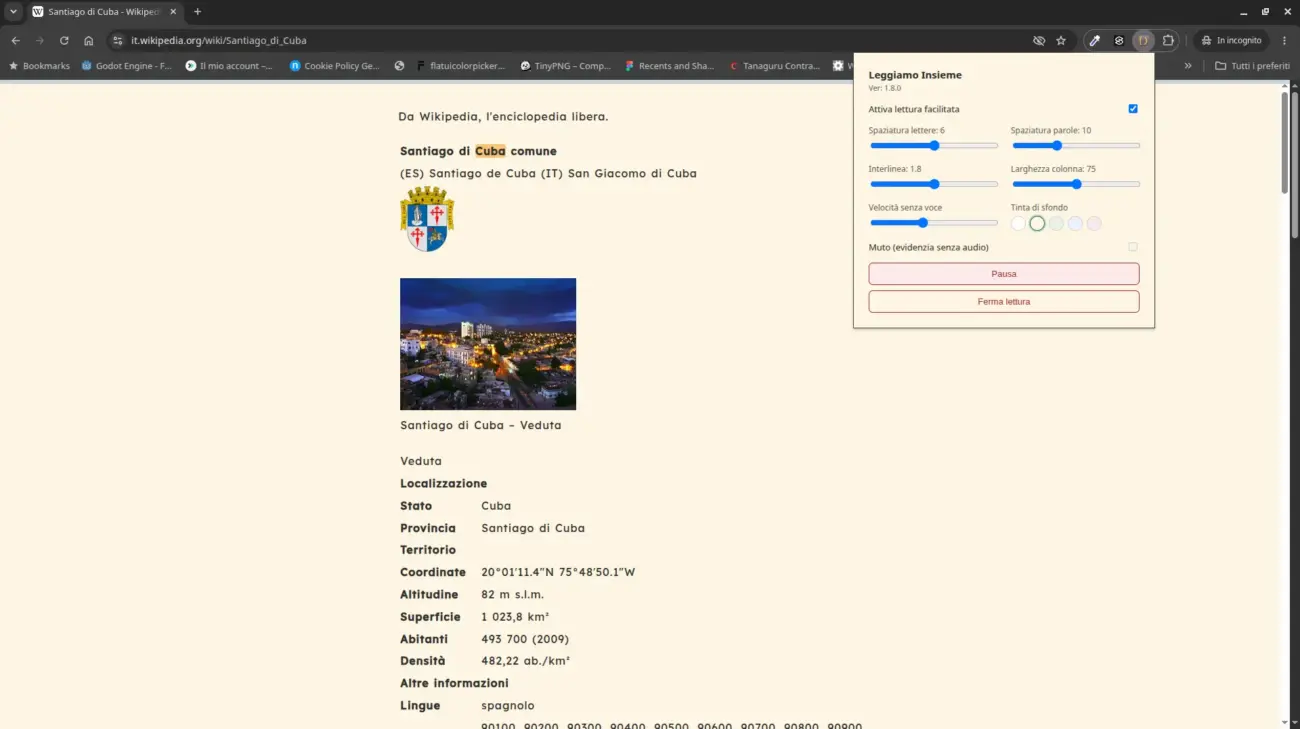 Leggiamo insieme segui senza voce attivo